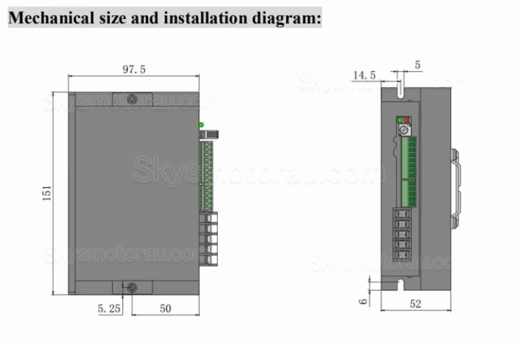 3 Phase Brushless DC Motor Driver Controller BLD-750 18~50VDC for 600W/750W BLDC DC Motor